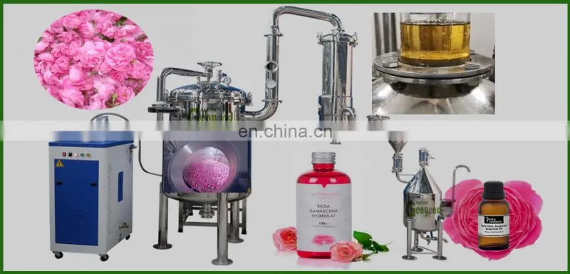 100L - 500L honeysuckle plant flower leaf essential oil extractor extraction machine essential oil distillation equipment