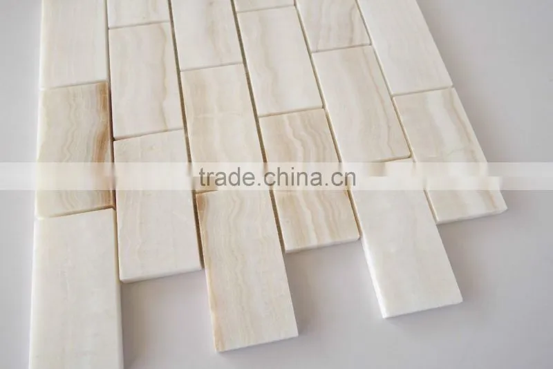 High Quality White Onyx Mosaic Tile