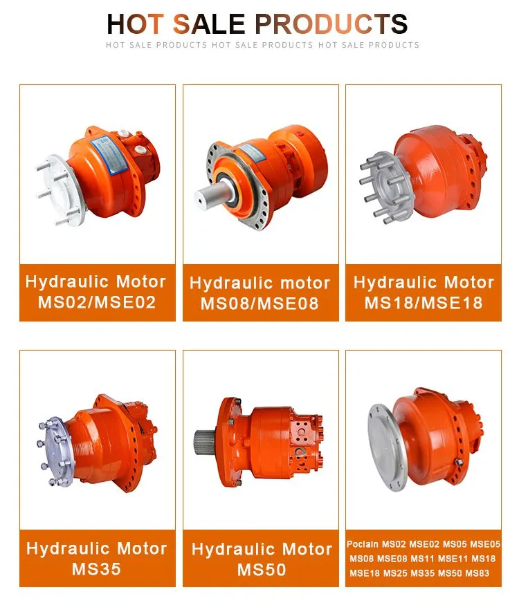 Poclain MS35 Low Speed High Torque Hydraulic Motor for Rolling Machine Super September