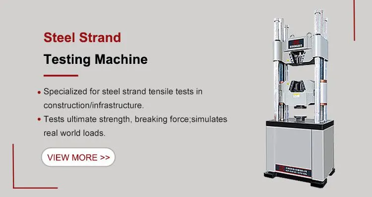 HST Hydraulic Universal Testing Machine 220V with 1 Year Warranty for Tensile and Compressive Strength