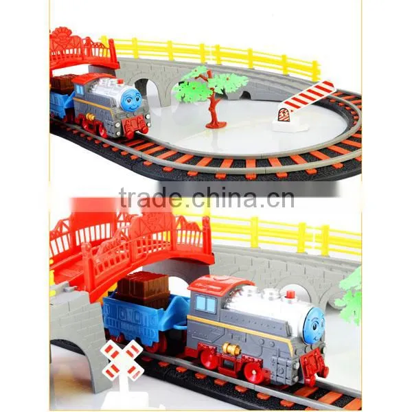 Intelligence early education orbit toys with battery train and light, orbit toys, slot toys