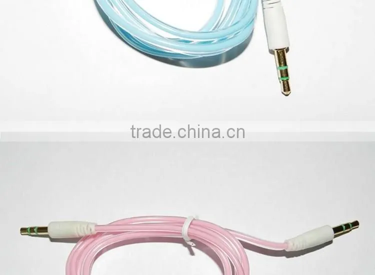 2016 best selling products high quality 3.5mm jack audio cable, audio male to male cable, car aux audio cable usb cable