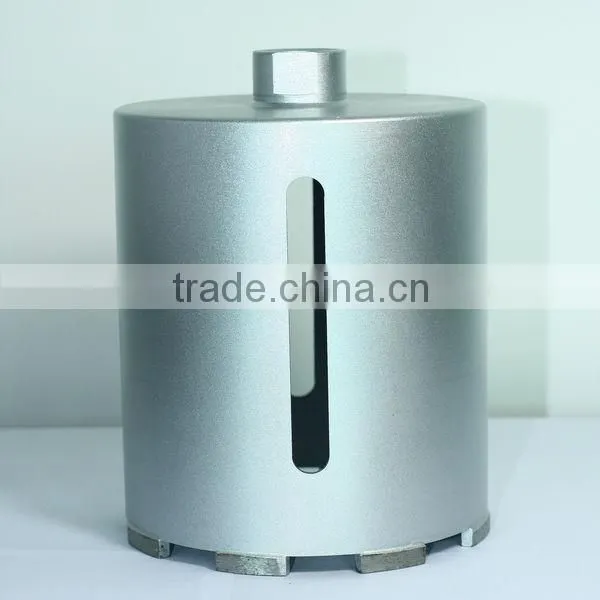 Diamond core drill bits for reinforced concrete
