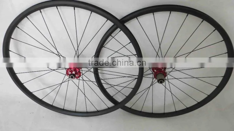 cheap chinese AM bike tubeless wheelset with novatec hub for 650b mtb carbon bciycle