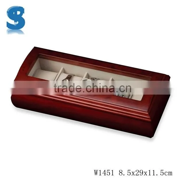 Boutique Finished Wooden Watch Storage Packaging Box Bangle Boxes For Gift Promotion Watches Wholesale W1451