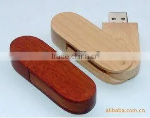 cute design wooden fork usb flash drive