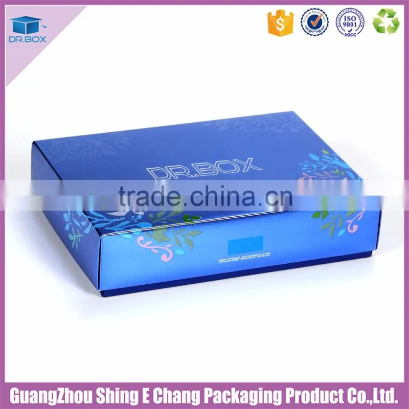 Custom logo design smooth surface recycled cosmetic packaging