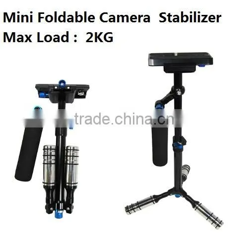 ET-ST01 Handheld Mini Cam Stabilizer China Steadicam for DV / DSLR / Digital Camera - Black + Silverlight stabilizers