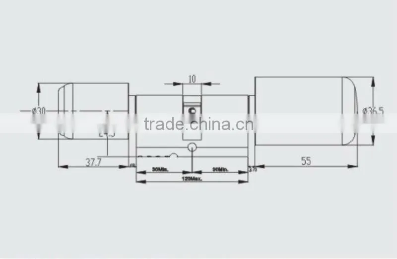 RECC810-60 New electronic cylinder