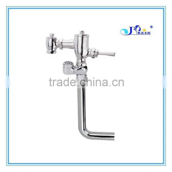 Hand control Pressure Toilet Flush valve - Chrome
