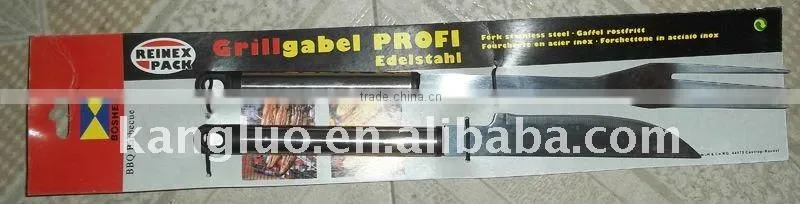 BBQ fork ,BBQ TONG AND BBQ SPATULA(3PCS)