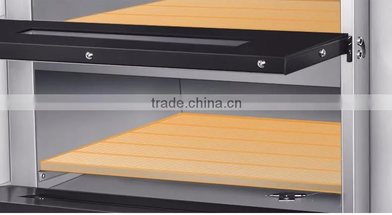 Electric powered commercial stainless steel pizza oven with high temperate glass window EPZ-4