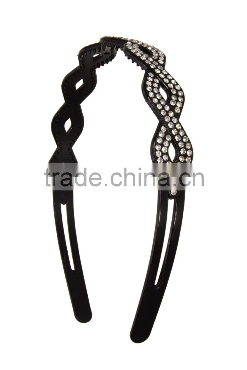 Rhinestone Swirl Hairband/Heanband