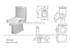 BATHROOM SANITARY WARE SUITE