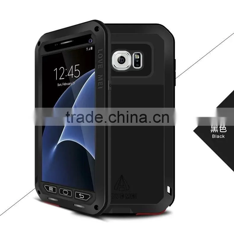 Love Mei Shockproof Soft TPU Full Rubber Back Case for Samsung Galaxy S7 MT-5497