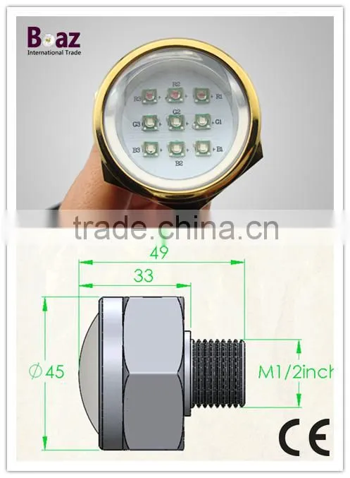 LED Under water Boat Drain Plug light waterproof Yacht light
