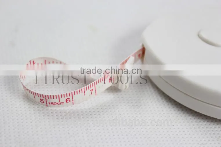 mini white hearts Tape Measure MT1713
