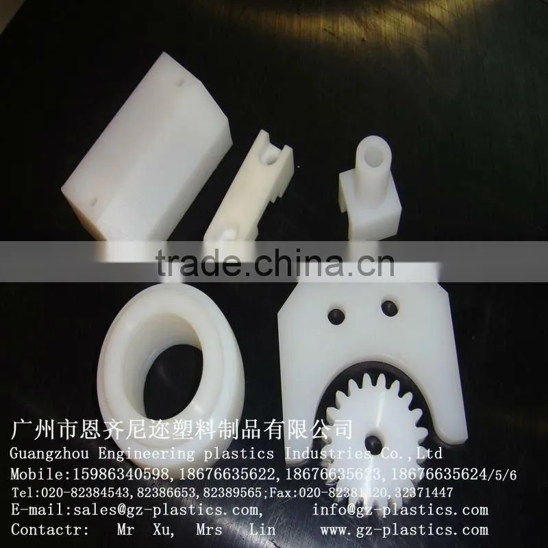 Black HDPE bending guide