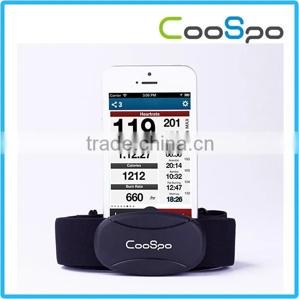 CooSpo Healthy Heart Rate Belt Compatible with Runkeeper