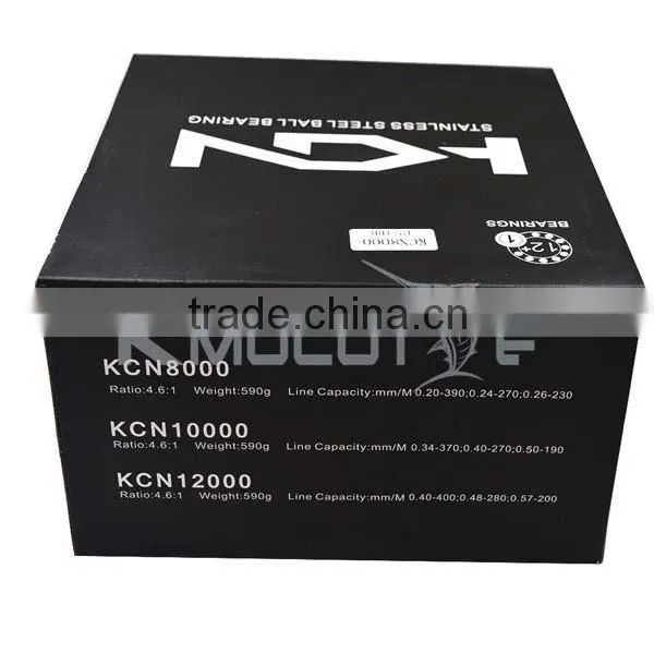 KCN10000 big size line cup fishing reel new design sea fishing reels in stock