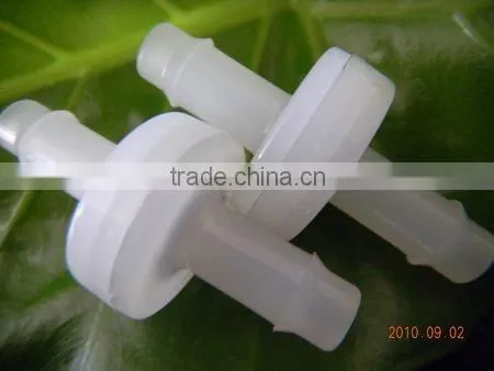1/4" PVDF plastic one way valve