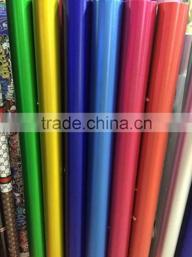 High Quality chrome matte brushed vinyl 1.52*20m