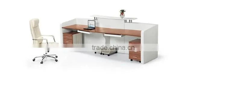 Modern white simple elegant front desk counter TC-66118