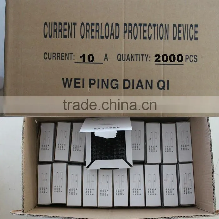 100pcs/lot 10A 32Vdc Current overload protector switch circuit breaker