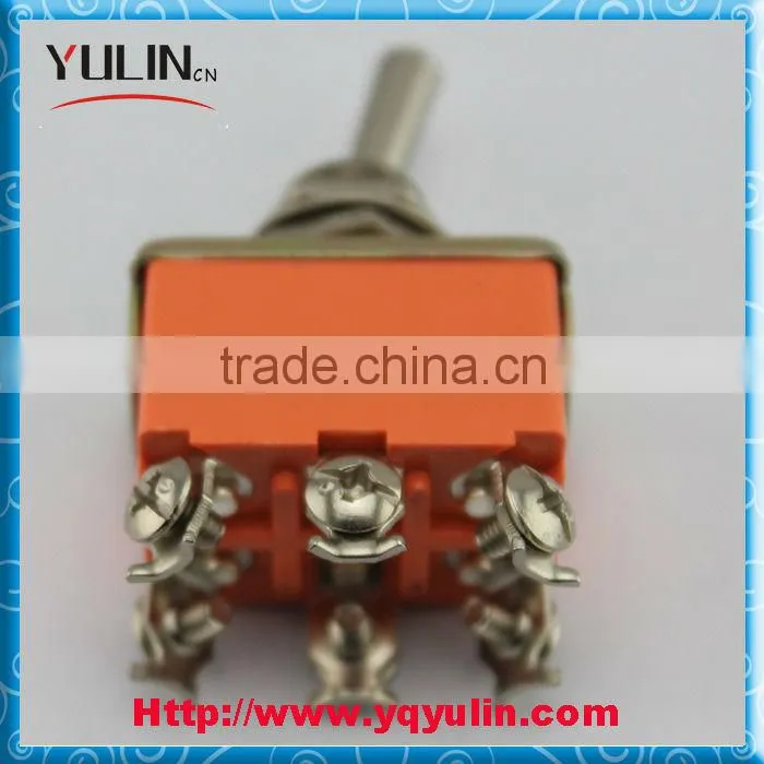 High Quality Mini Red Base 10Amp ON ON Wall Toggle Switch