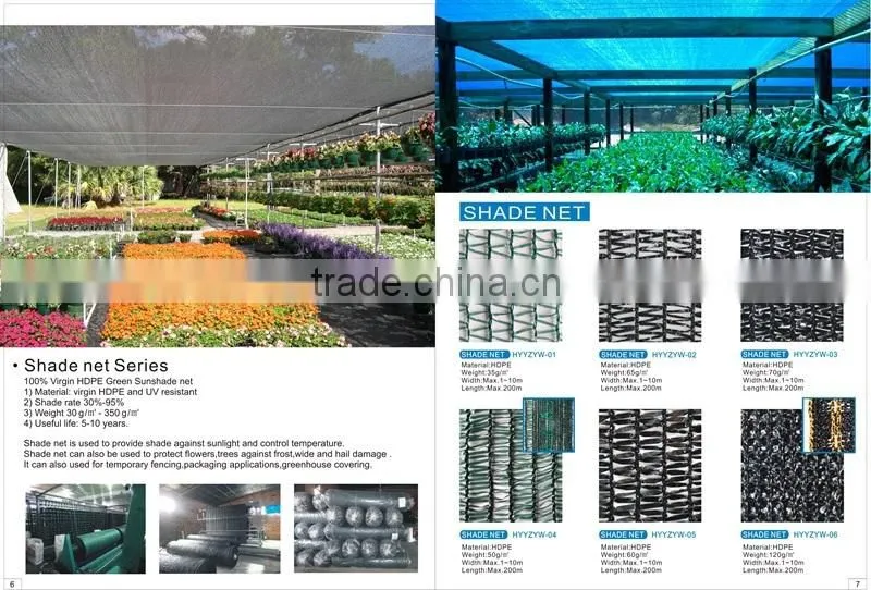 gardens agricultural shade net best selling products