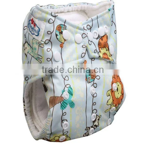 2012 October Newest Six Printed Patterns Baby Cloth Diaper Nappy