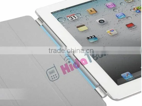 smart cover for apple ipad 3 ipad3 case,Leather Case with stand,back cover case
