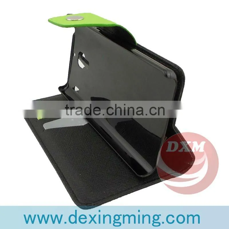Newes!!! Contrast color style synthetic leather cases for xiaomi M3 accesories