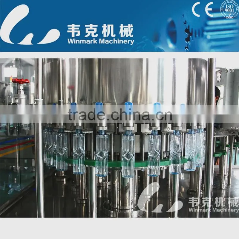 Potable water PET bottle washing filling and capping machine 3in1 monobloc