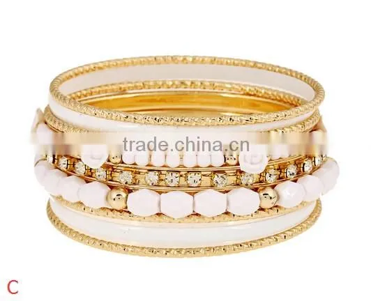 New Fashion Bohe summer handmade beaded bracelet set/