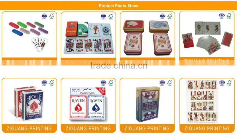 Customized plastic playing card