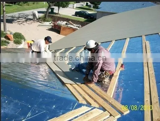 Breathable roof radiant barrier