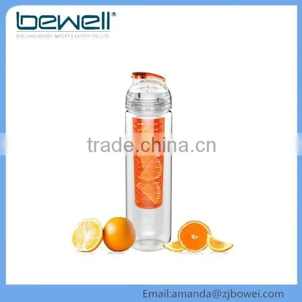 2016 Hot Sale Fruit Infuse Tritan Water Bottle,No Moq