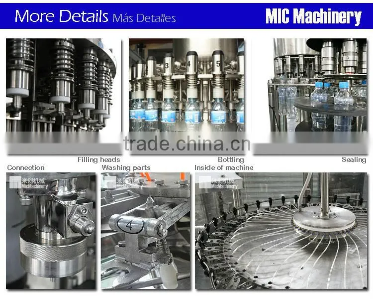 MIC12-12-5 high quality 3-in-1 mineral water plant mineral water bottle manufacturing plant