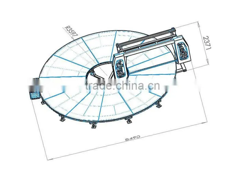 sponge circle cutting machine