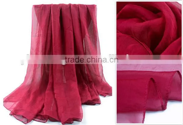 Alibaba china online shopping lady chiffon silk scarf