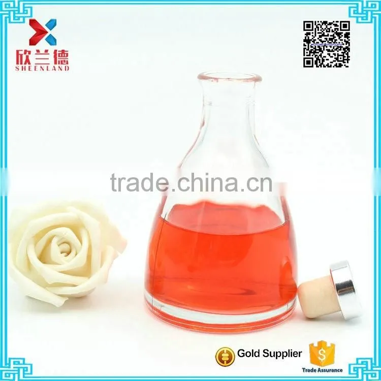 Factory sale funnel shape 170ml liquor bottles hot sell in Japan and Korea