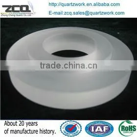 Transparent /clear High Purity Quartz Rings/Flange
