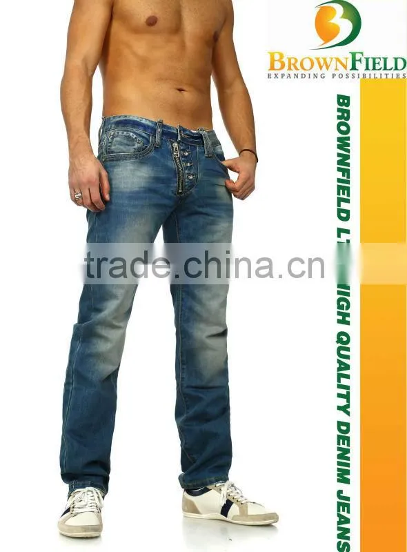 High quality wholesale price fashion denim jeans straight fit jeans men jeans