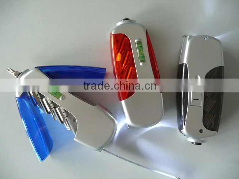 Pormotion multi-functional Mini tool kit with led light