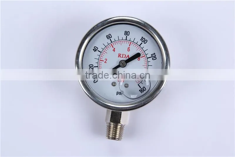 New Design Durable Light Weight Easy To Read Clear Led Double Needle Pressure Gauges