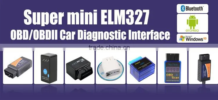 Wholesales OBD/OBDII scanner ELM 327 car diagnostic interface scan tool ELM327 USB supports all OBD-II protocols