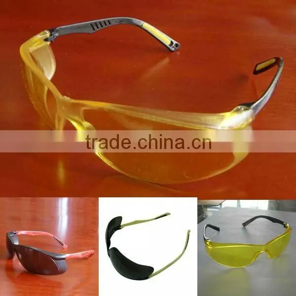 2016 hot selling dark safety glasses PC lens safety glasses with competitive price eye protection safety glasses OEM workplace