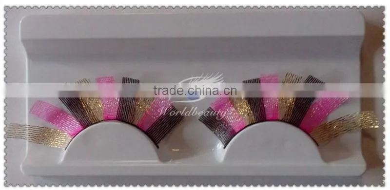 wholesale hot red lace eyelashes high Quality