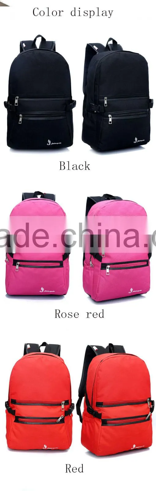 latest fashion unique student high quality waterproof laptop backpack